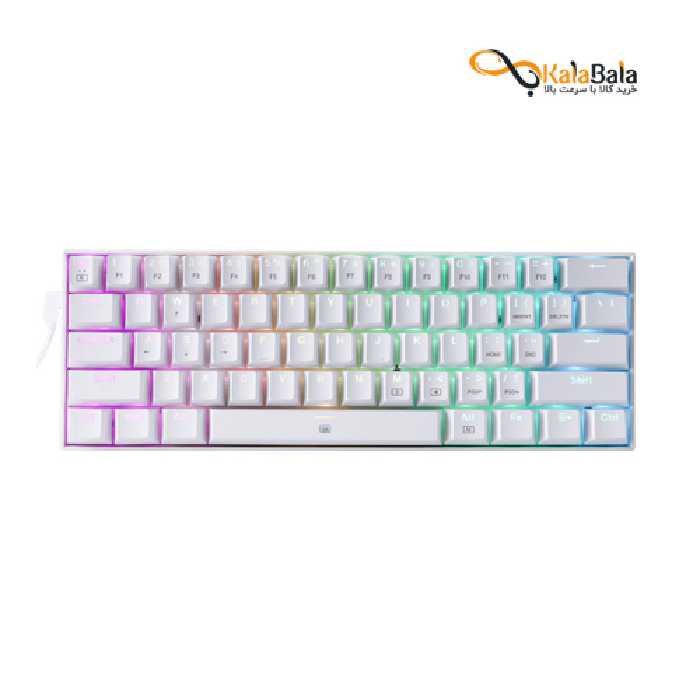 خرید کیبورد گیمینگ باسیم ردراگون مدل Dragonborn K630W-RGB • سوئیچ قرمز