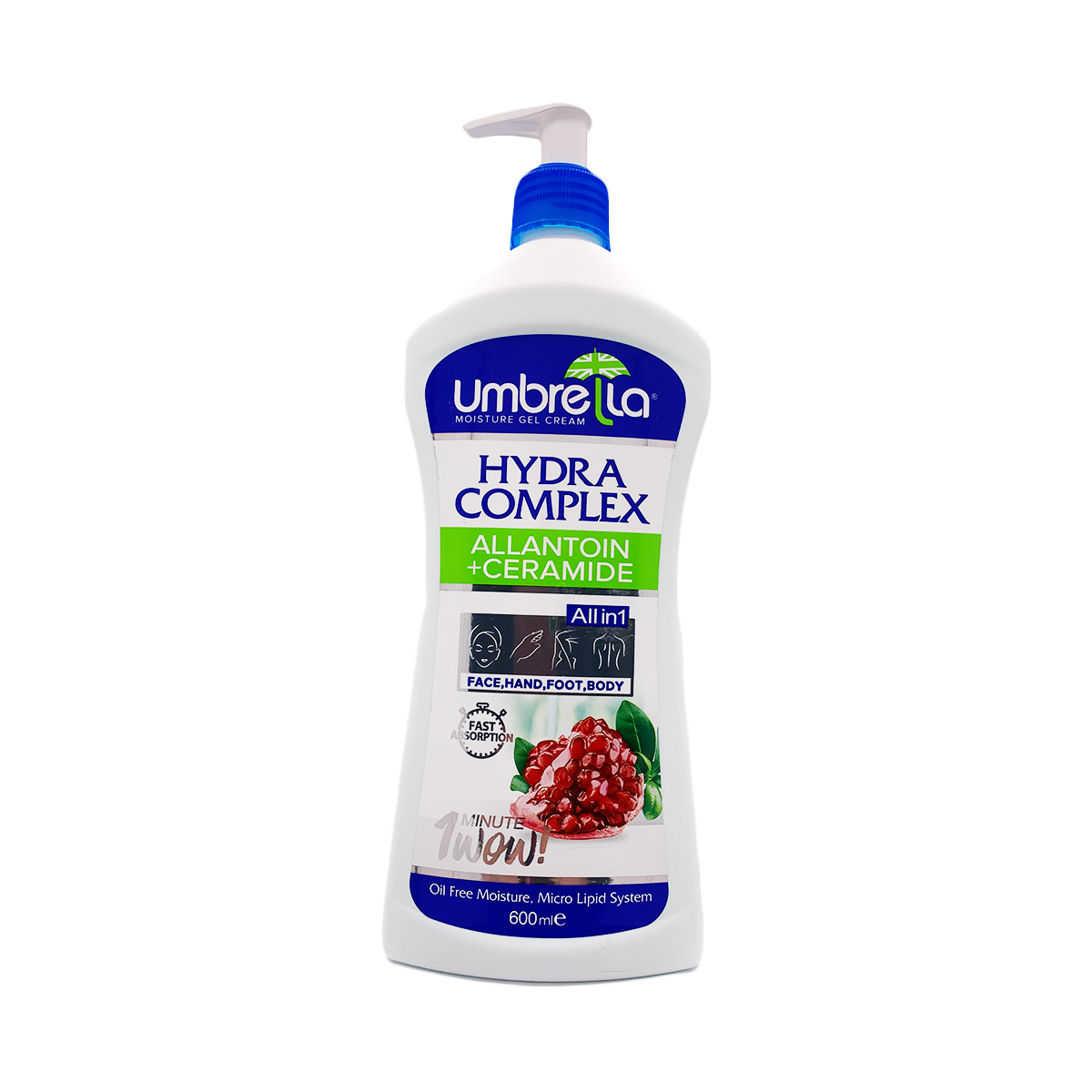 ژل کرم آبرسان حاوی انار آمبرلا