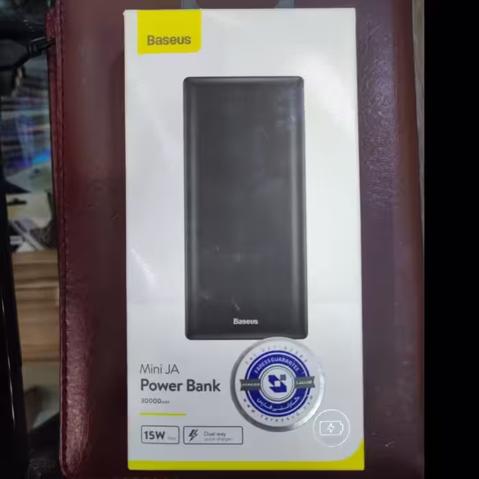 پاوربانک 30000 میلی آمپر 15w باسئوس با گارانتی شرکتی مدل Baseus Mini JA X30