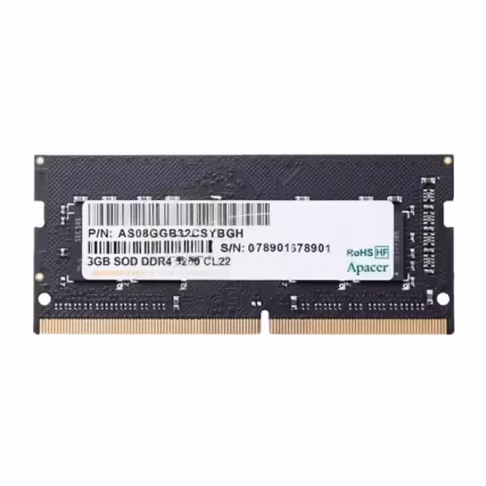 رم کامپیوتر DDR4 تک کاناله 3200 مگاهرتز CL22 اپیسر ظرفیت 4 گیگابایت
