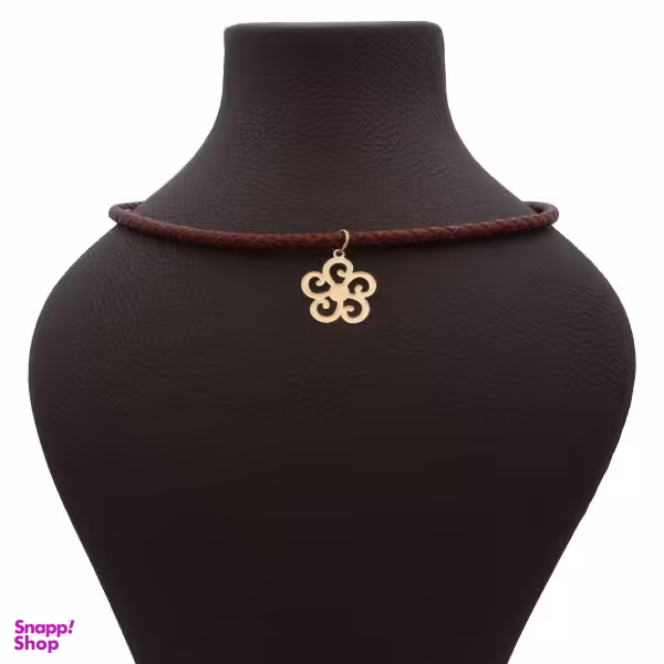 گردنبند طلا 18 عیار زنانه سانا گالری طرح گل کد 984D3375