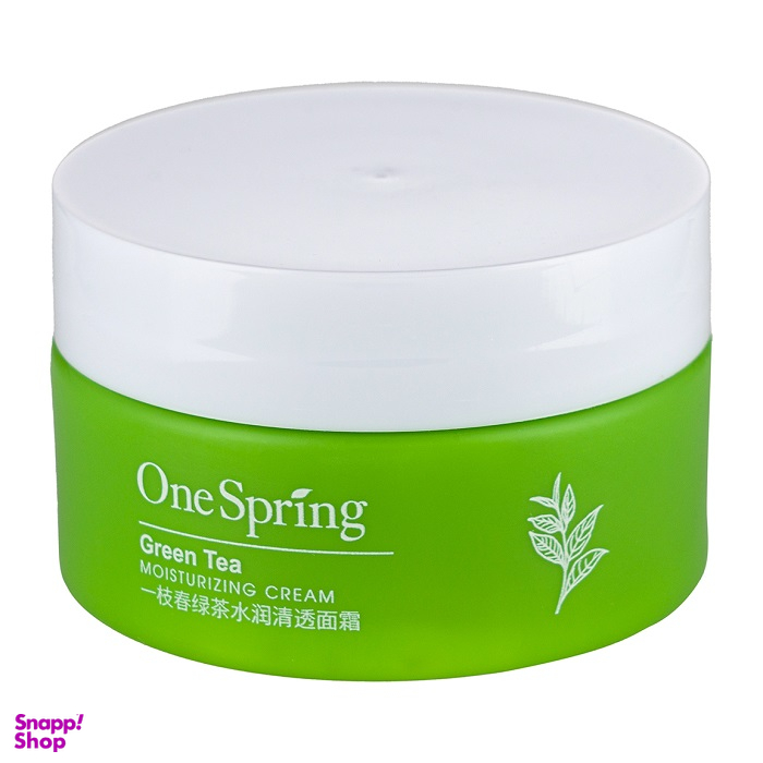 کرم آبرسان وان اسپرینگ مدل چای سبز وزن 50 گرم