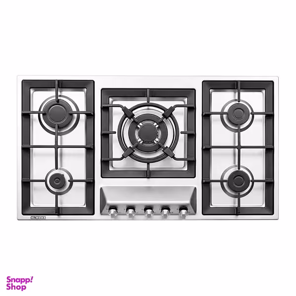 گاز صفحه ای 5 شعله استیل البرز کد S5960