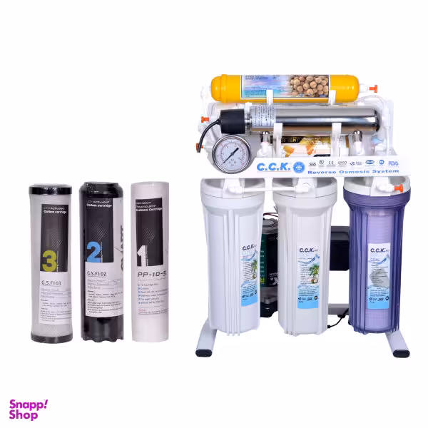 دستگاه تصفیه کننده آب سی سی کا مدل RO-UV 2020 + فیلتر اسمارت دارپ بسته 3 عددی