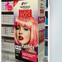 شامپو رنگ ویکو فانتزی مدل color shock شماره 6.53 رنگ صورتی