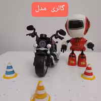 ماکت موتور  فلزی قرمز r01  فروشگاه گالری مدل 