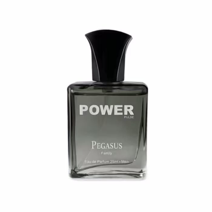عطر جیبی شیشه ای پاور پالس power pulse پگاسوس PEGASUS حجم 250 میل مدل ادکلن 