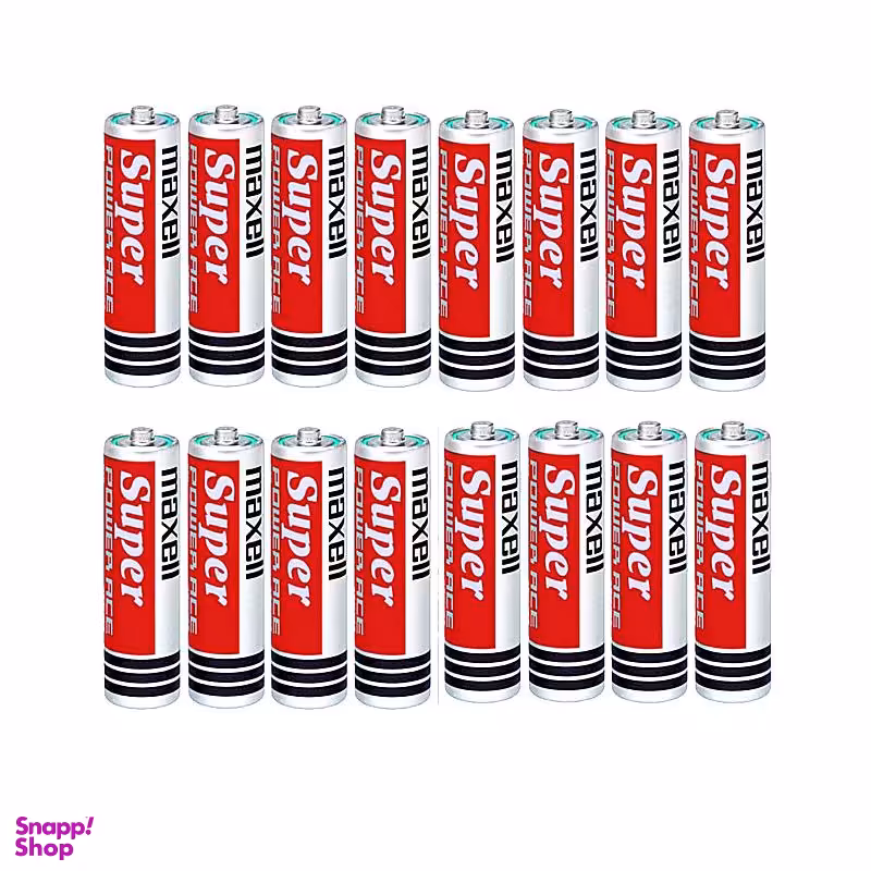 باتری قلمی مکسل (Maxell) مدل Super بسته 16 عددی