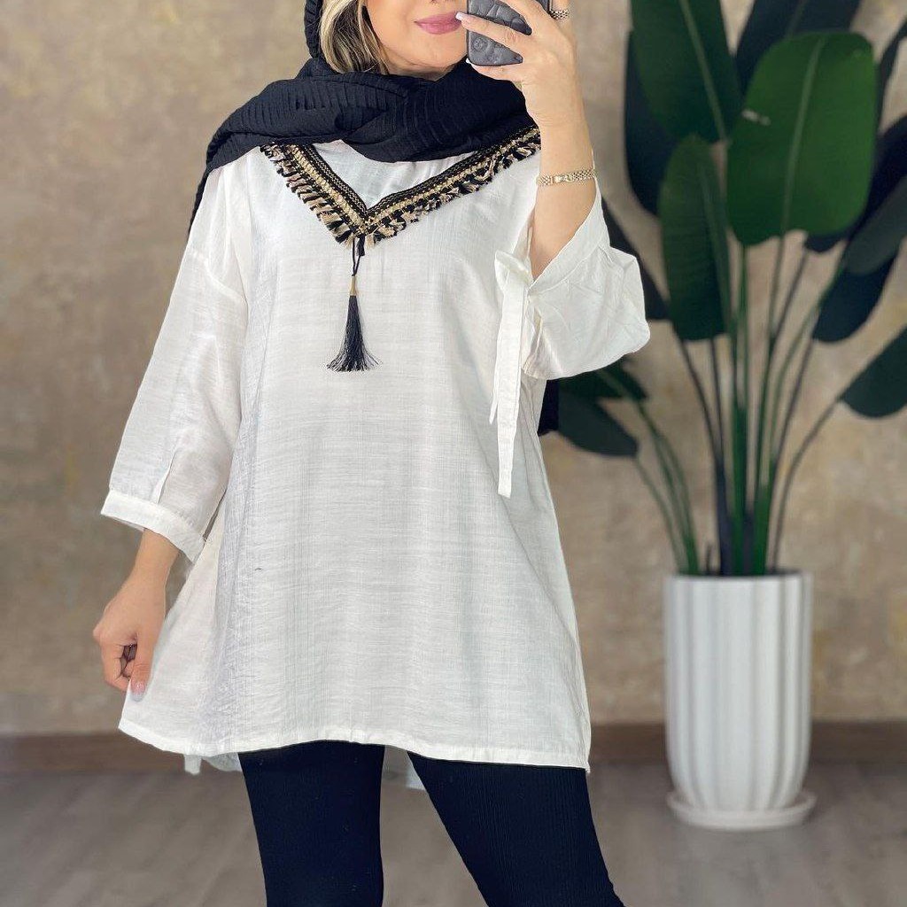 مانتو یقه سرخپوستی