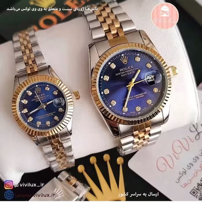 ست ساعت رولکس دیت جاست AAA کیفیت عالیrolex datejust