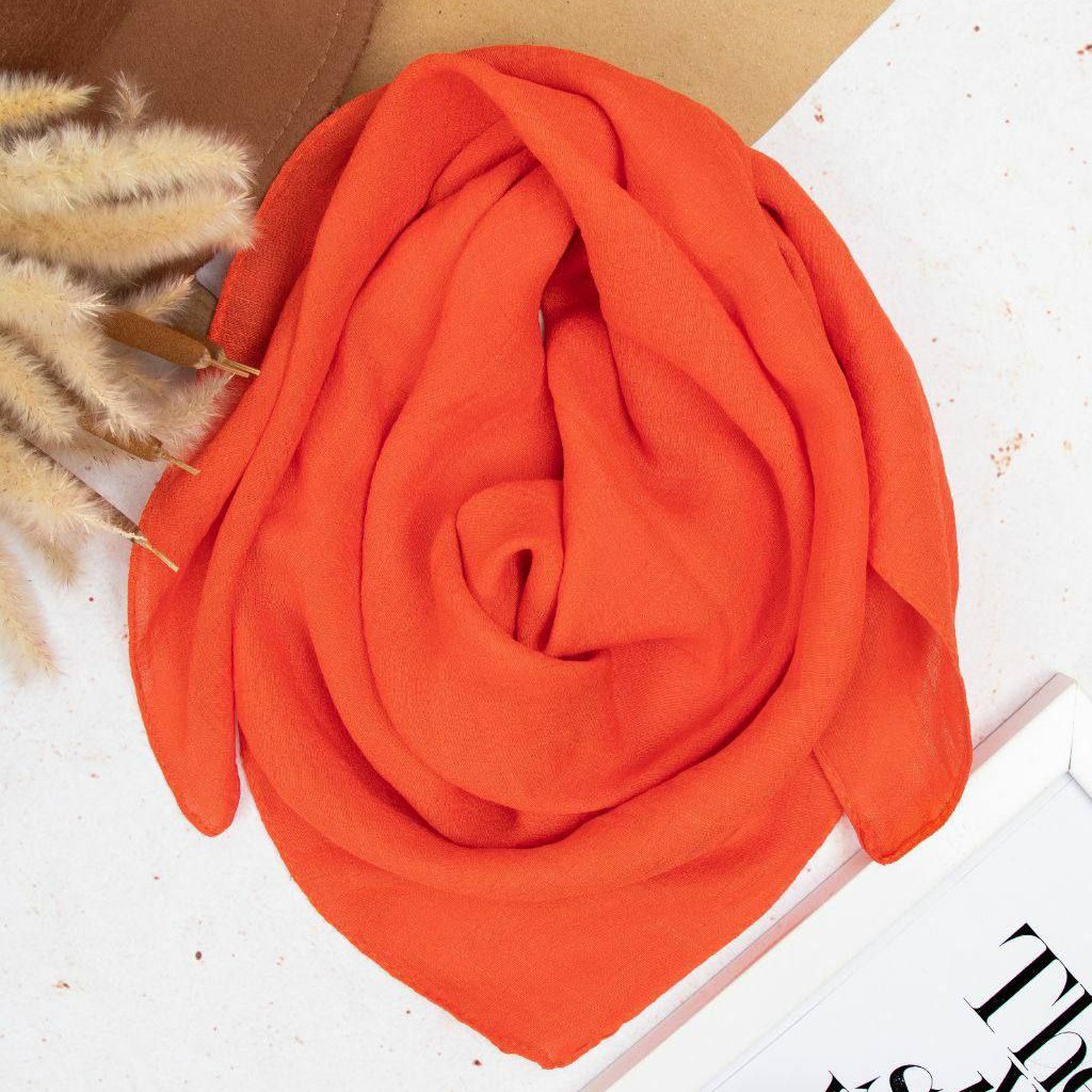 مینی اسکارف (باندانا) اسلپ رنگ پرتقالی ارسال رایگان 