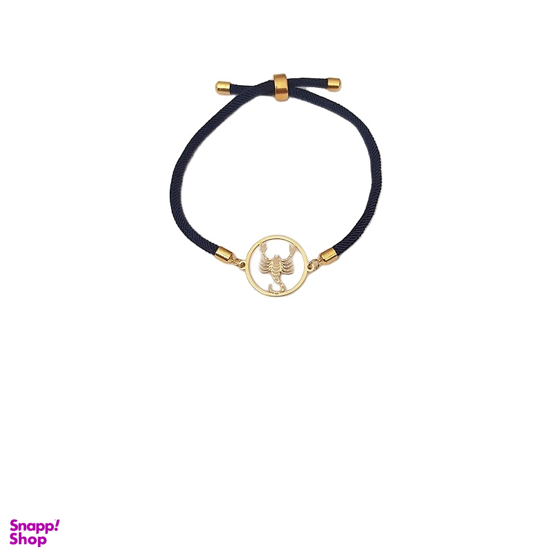 دستبند مدل ماه تولد آبان رنگ مشکی