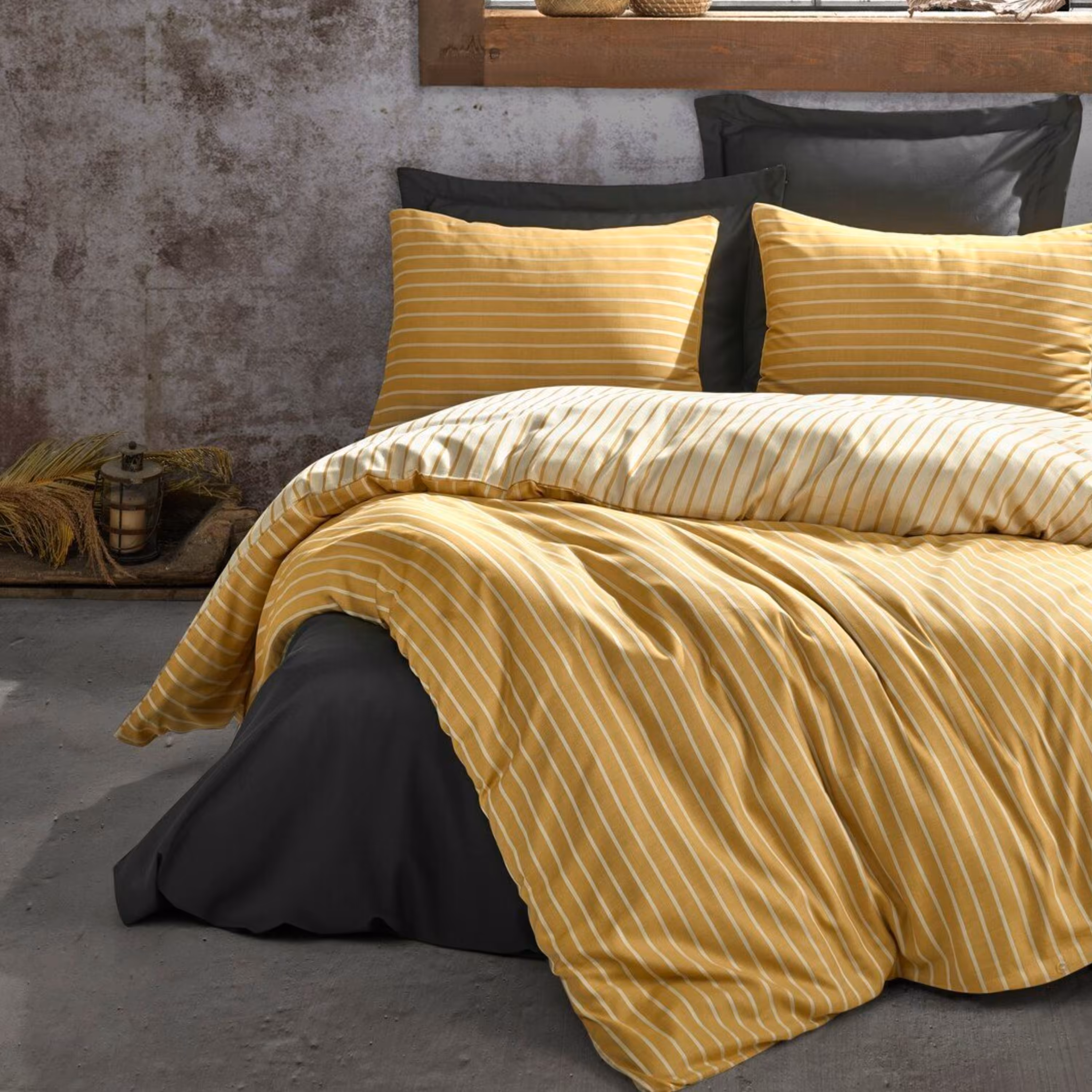 ست ملحفه کاتن باکس مدل Bamboo  Sari دو نفره 6 تکه
