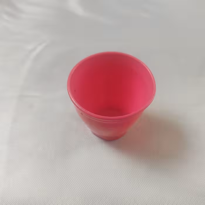 گلدان پلاستیکی مدل کلاسیک سایز 4 رنگ صورتی