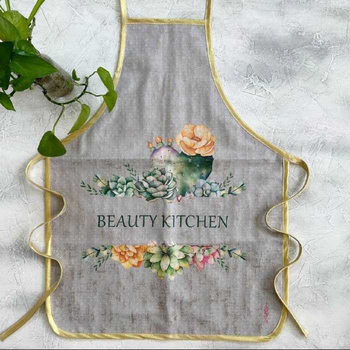 پیشبند مخمل نسوز مدل فروزان لوکس طرح 48