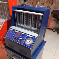 انژکتور شور 6 سیلندر دیجیتالی  مدل PK 601 با التراسونیک بدون میز رنگ آبی