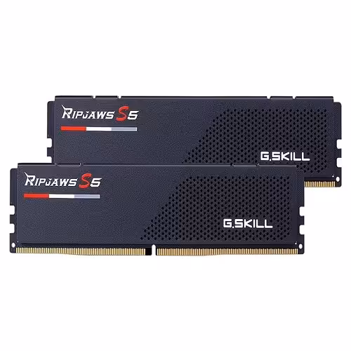 رم دسکتاپ DDR5 دو کاناله 5200 مگاهرتز CL40 جی اسکیل مدل Ripjaws S5 ظرفیت 64 گیگابایت