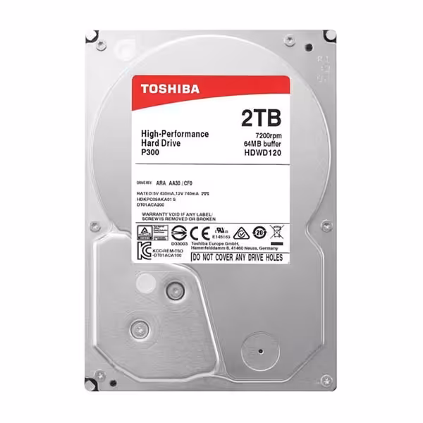 هارددیسک اینترنال توشیبا مدل P300 2TB