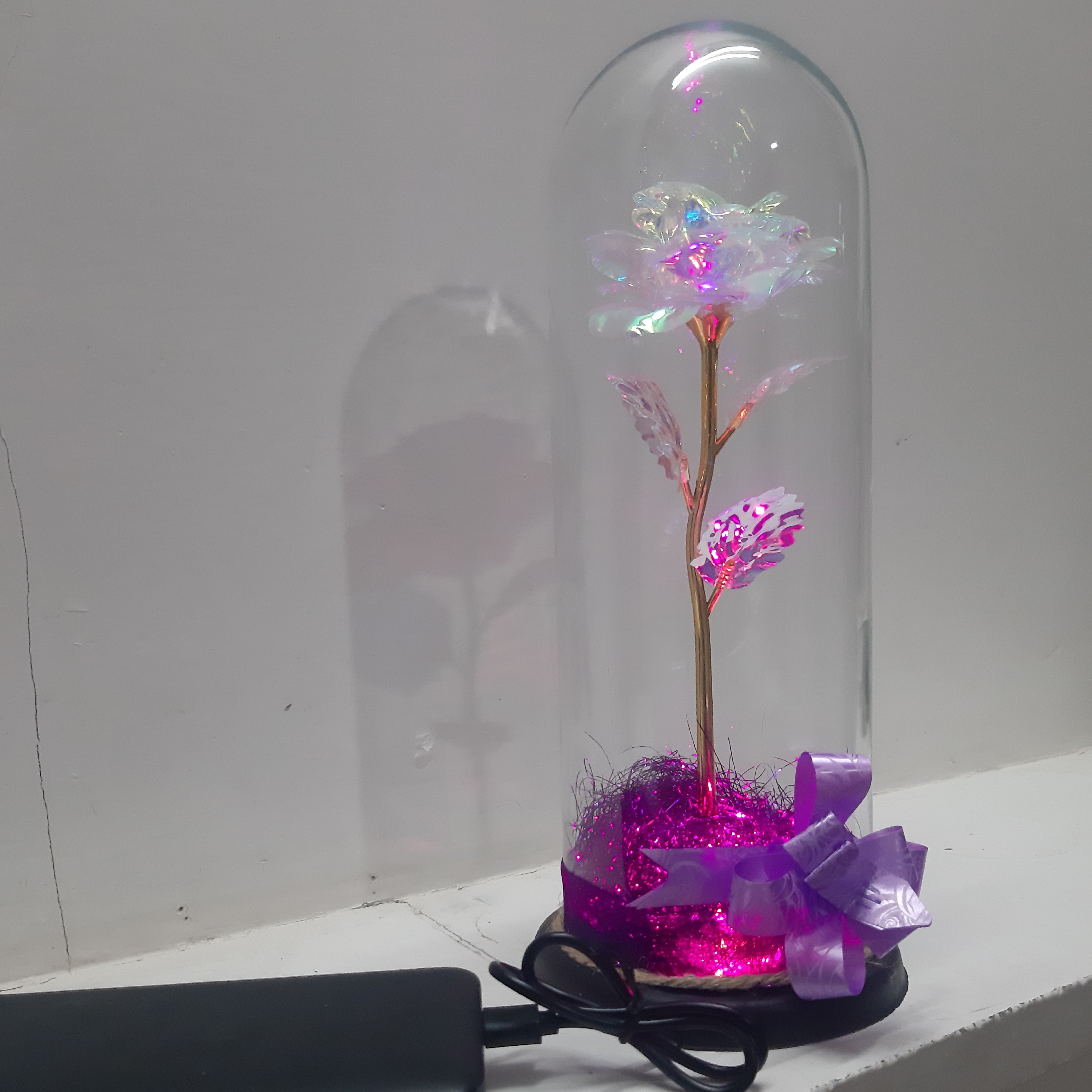 گل شیشه ای الکتریکی 