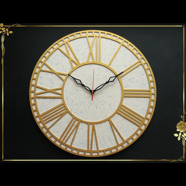 ساعت دیواری فانتزی قطر 50  کد محصول A 38