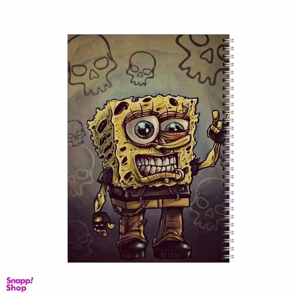 دفتر مشق 50 برگ بامبیلیپ طرح باب اسفنجی  کریزی کد 8150316