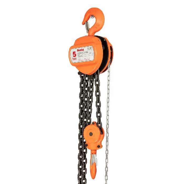 جرثقیل 5 تن با زنجیر 3 متری رونیکس مدل RH-4106