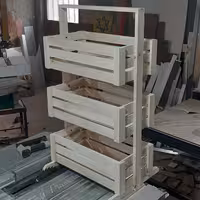 جا پیاز سیب زمینی چوبی 