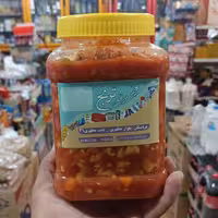 ترشی خانگی1350 گرمی بسیار خوش طعم و رنگ
