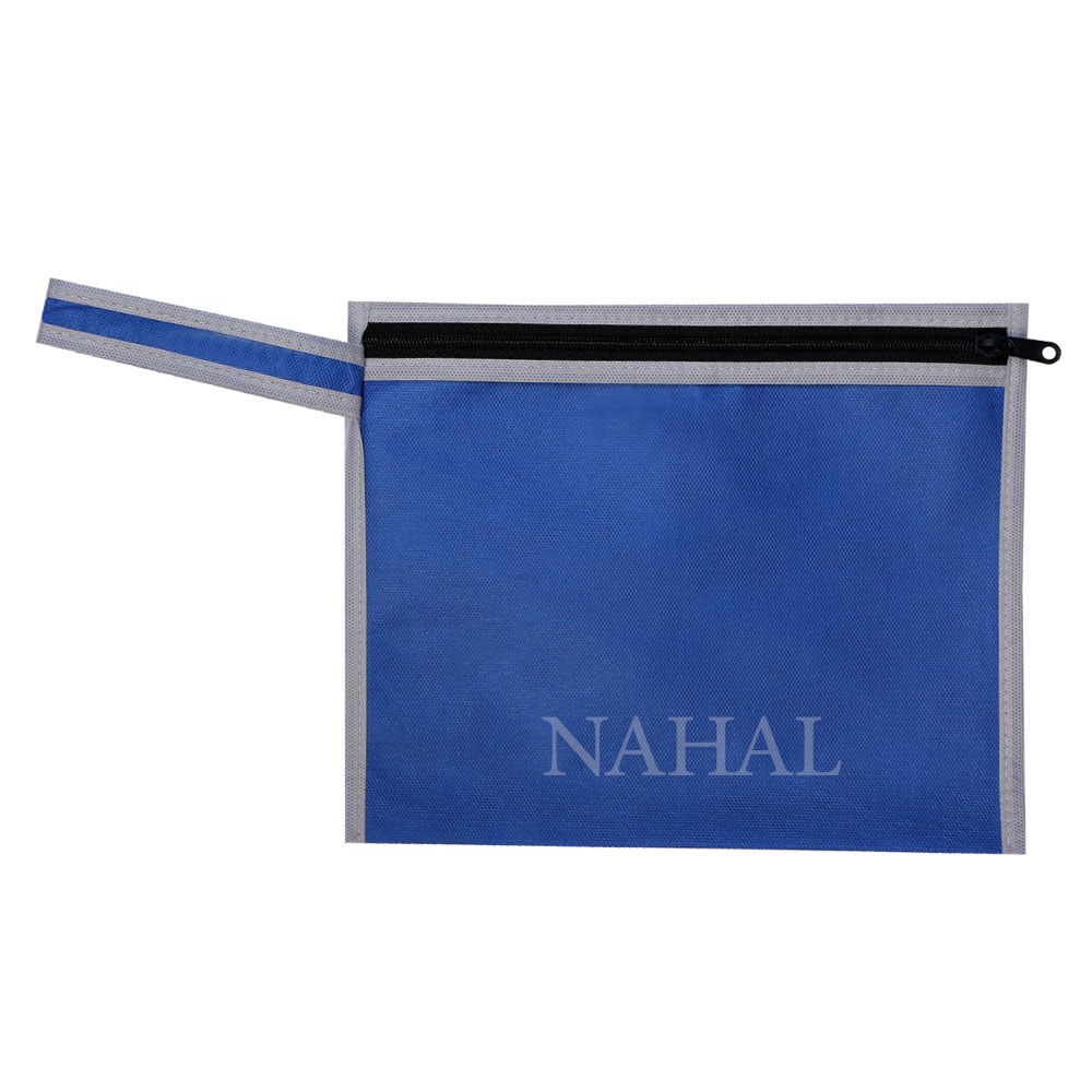 کیف بیمار زیپدارکد1003 رنگ آبی کاربنی(بسته 25 عددی)