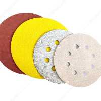 کاغذ سنباده گرد پشت کرکی قطر 150 میلی متر مش 240 مدل p240