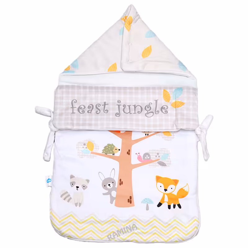 قنداق فرنگی نوزاد با طرح حیوانات پلی گرو Playgro