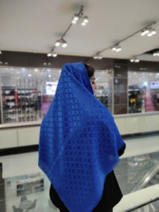 روسری نخ ابریشم ژاکارد