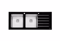 سینک شیشه ای ایلیا استیل مدل 8032