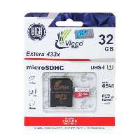 کارت حافظه میکرو 32 گیگ ویکومن Vicco Man Extera 433X 65MB/s با آداپتور