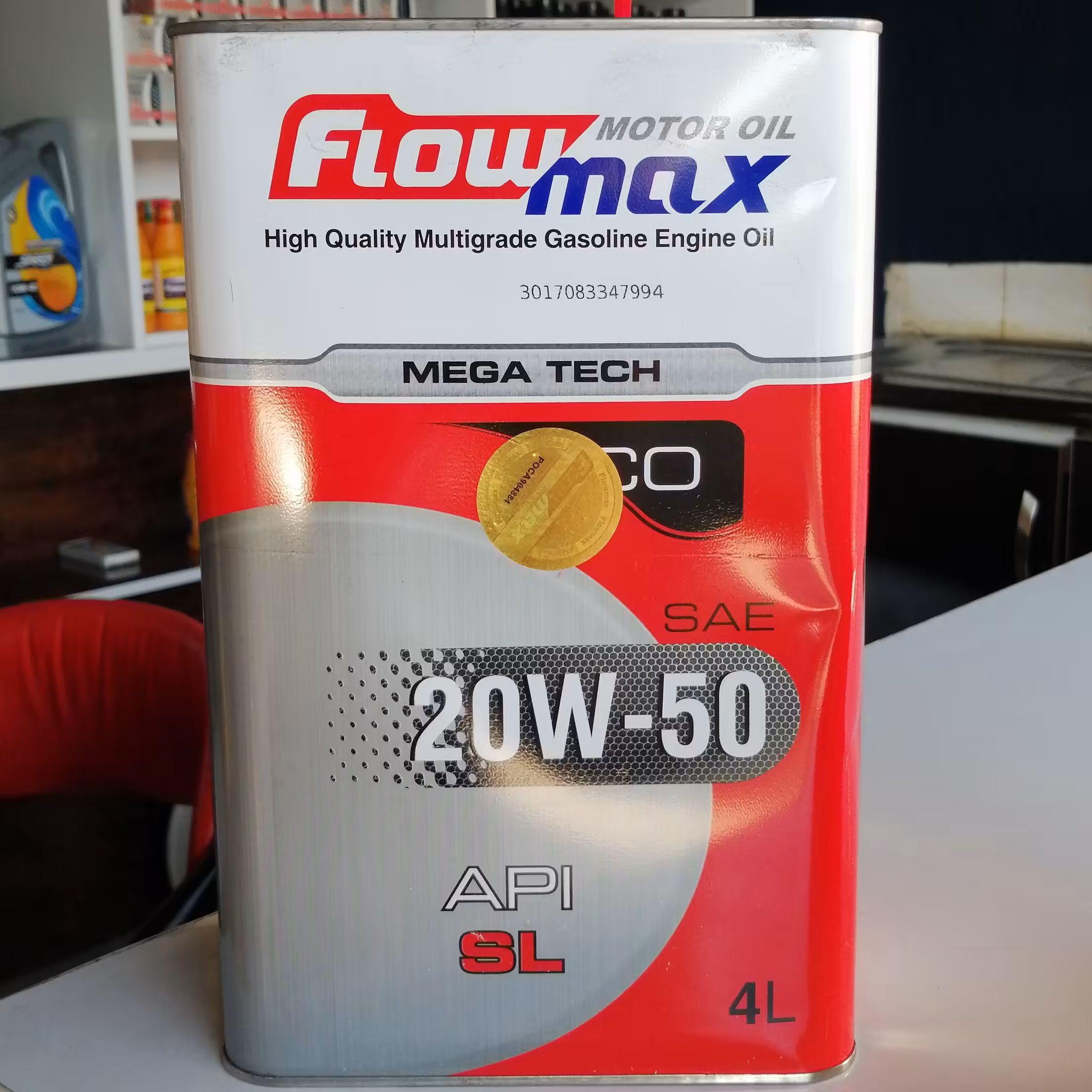 روغن موتور فلو مکس 4 لیتری 20W50