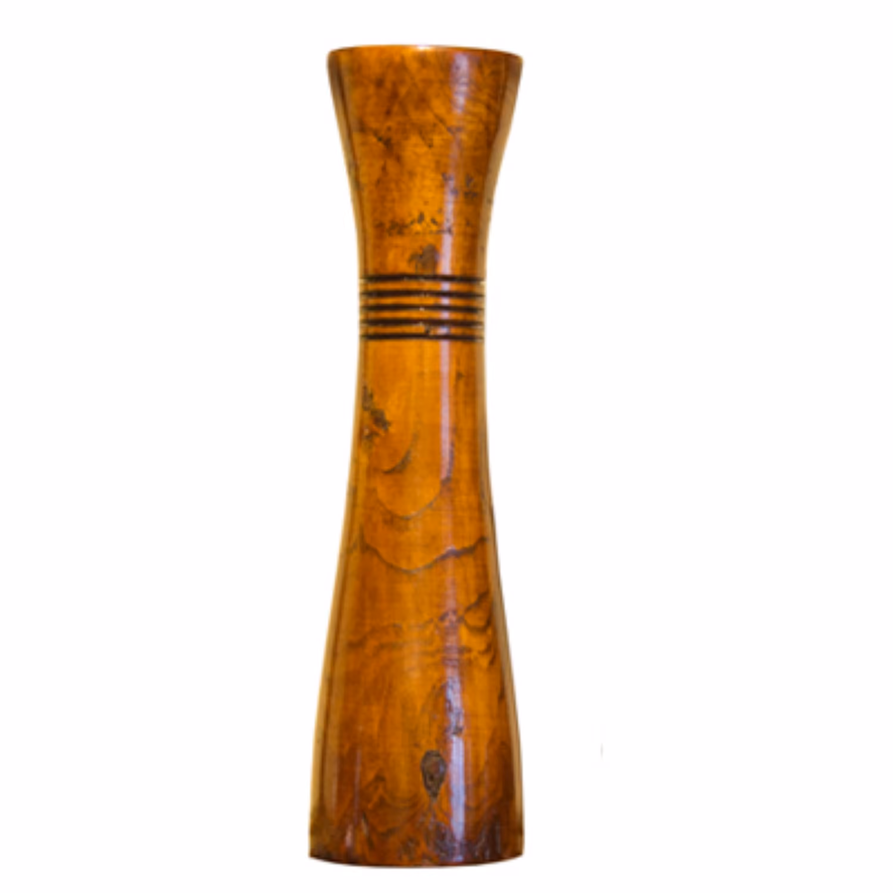 شمعدان چوبی کوچک طول 18 سانتی متر