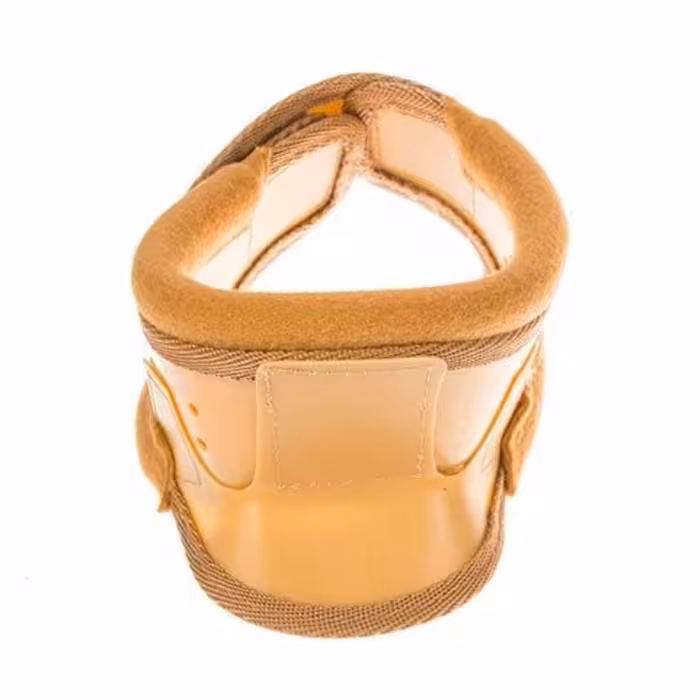 گردنبند طبی سخت چانه دار مارک پاک سمن سایز S رنگ کرم