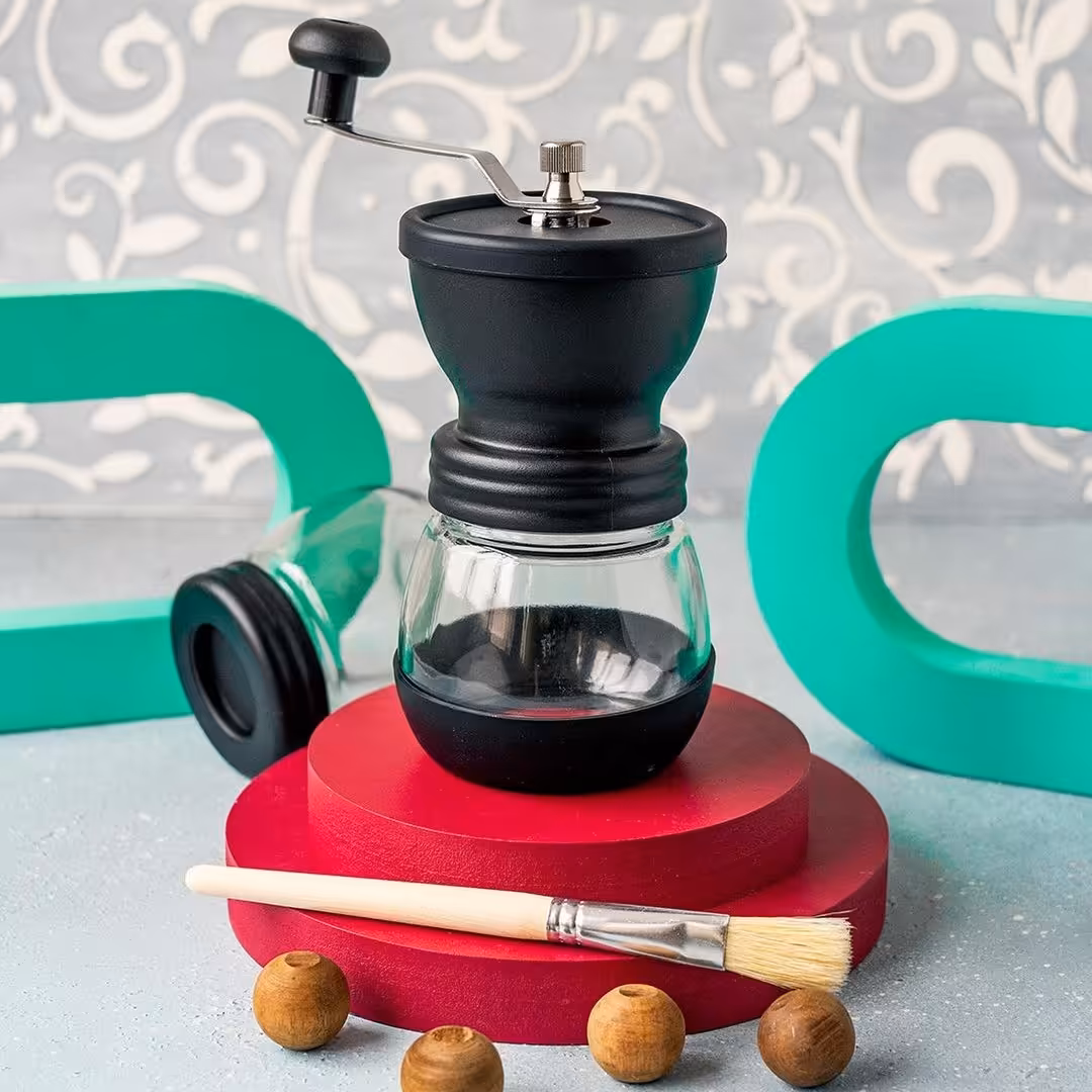 آسیاب دستی قهوه دومخزن تیغه سرامیک یونیک لایف  