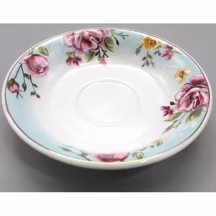 نعلبکی شرکت صنایع چینی تقدیس مدل کاملیا بسته 6 عددی

