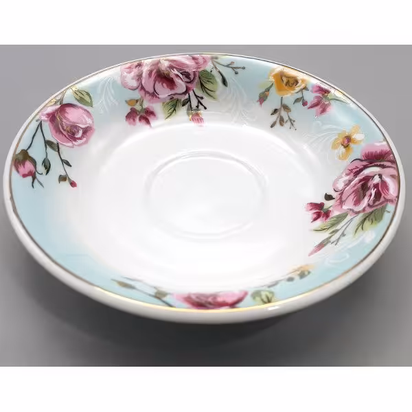 نعلبکی شرکت صنایع چینی تقدیس مدل کاملیا بسته 6 عددی

