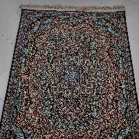 قالیچه برند فرشینه 1000 شانه 1 در 1.5 زمینه فیروزه ای