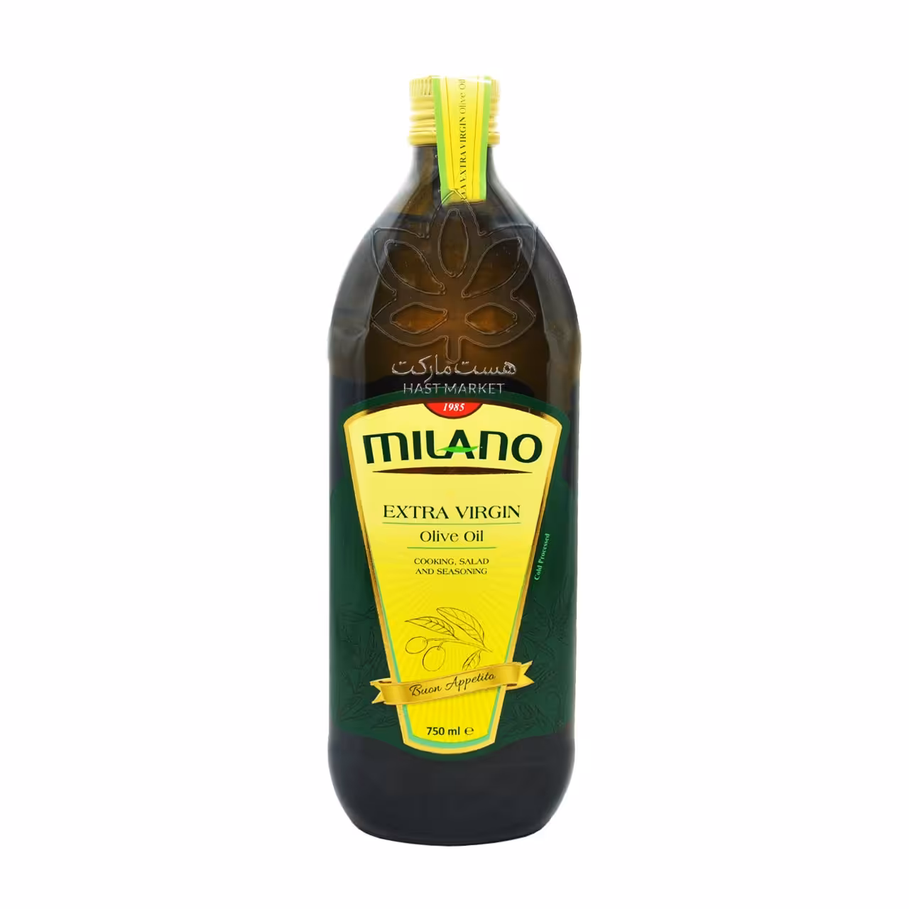 روغن زیتون فرا بکر ( با بو ) 750 میل میلانو - milano