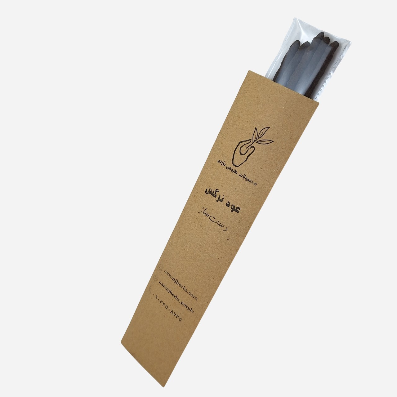 عود دست ساز نرگس بسته بندی 5 عددی