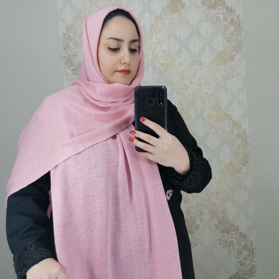 شال ریز بافت پاییزه صورتی