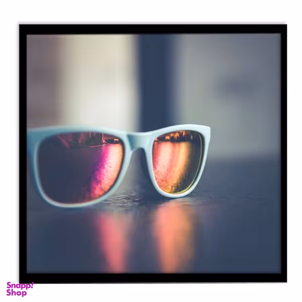 تابلو بکلیت طرح عینک دودی مدل B-14757