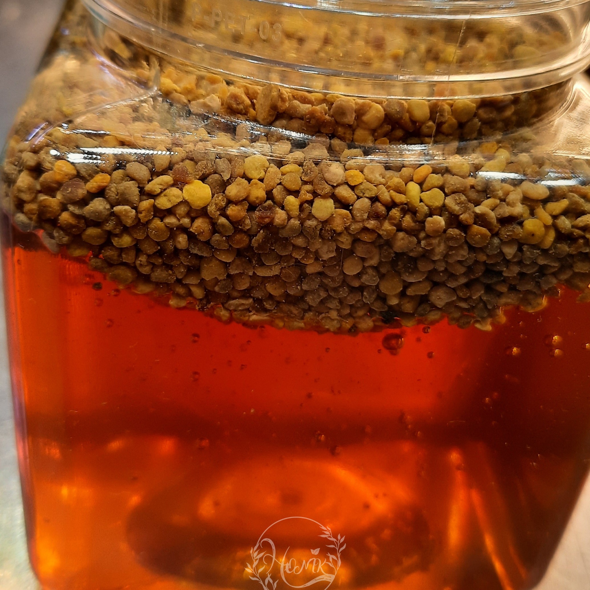 عسل گون و گرده گل ایرانی یک کیلویی
