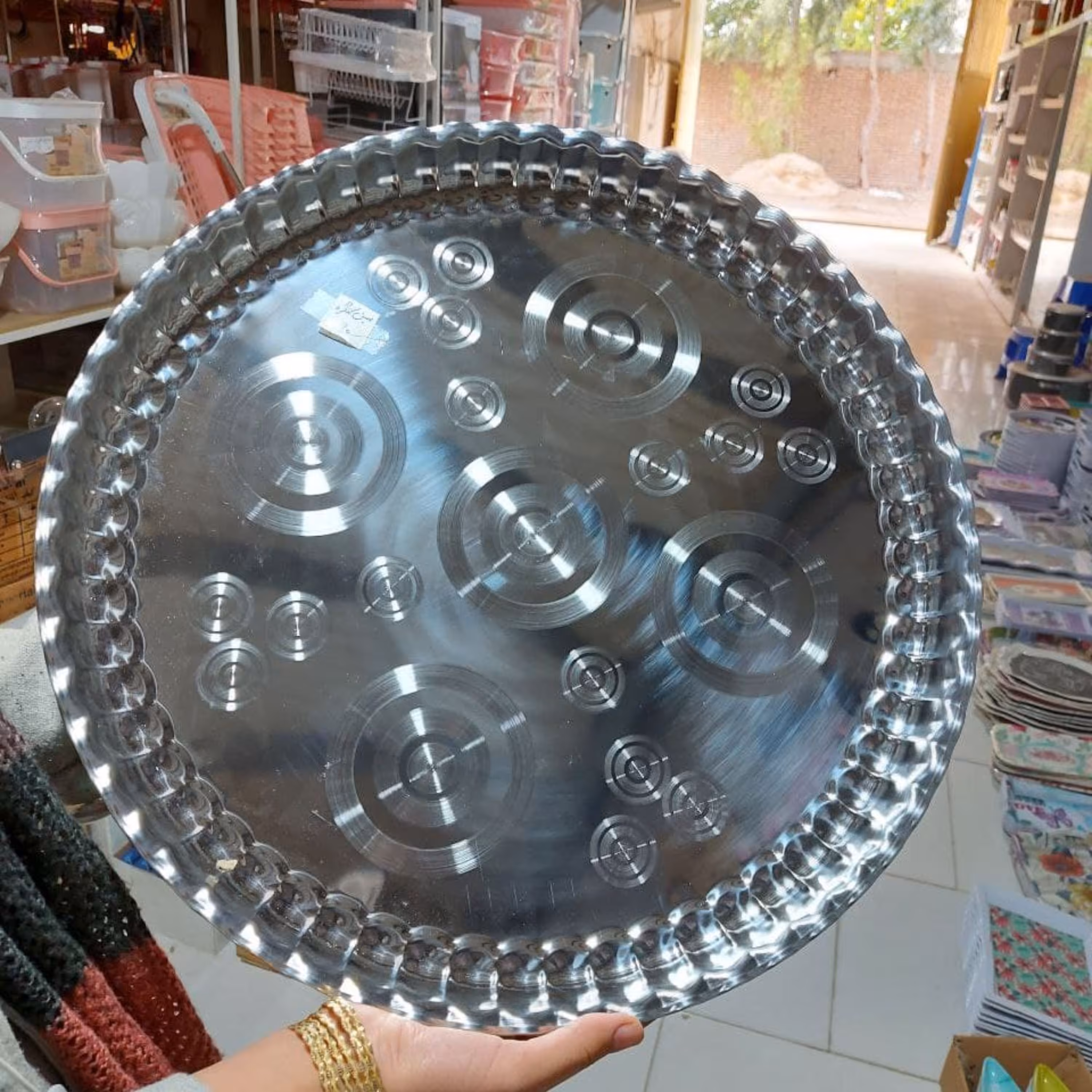 سینی60لبه کنگره جنس استیل 