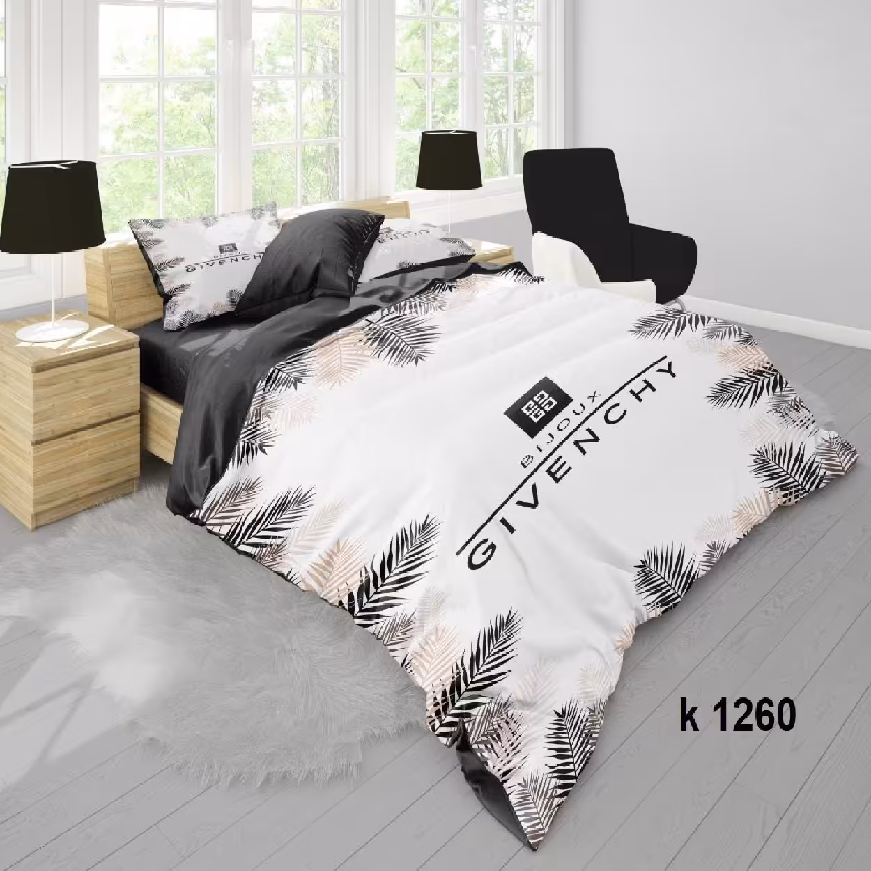 سرویس روتختی ترک إو turkev کد K-1260 دونفره 6 تکه