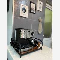 استند دستگاه اسپرسو   استند اسپرسوساز فلزی کف چوب کیفیت عالی استند دستگاه قهوه ساز استند قهوه ساز استند اسپرسوساز جهیزیه