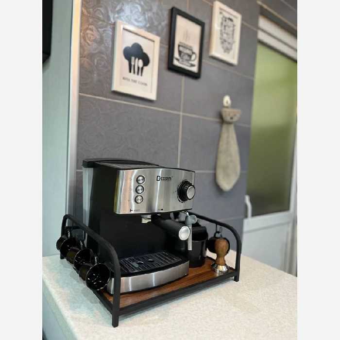 استند دستگاه اسپرسو   استند اسپرسوساز فلزی کف چوب کیفیت عالی استند دستگاه قهوه ساز استند قهوه ساز استند اسپرسوساز جهیزیه